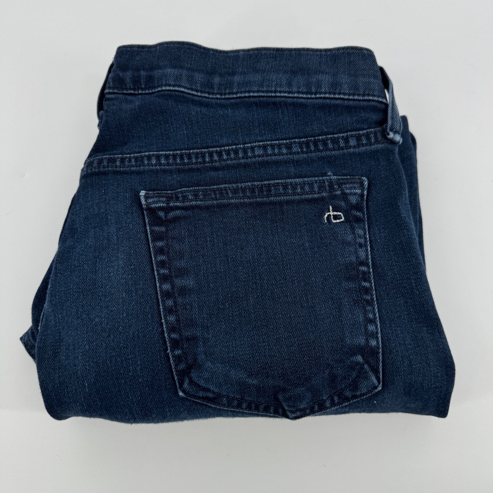 Rag & Bone Fit 2 Slim Jeans Mens 31x25 Bayview Dark Wash Blue M1223K510BYV